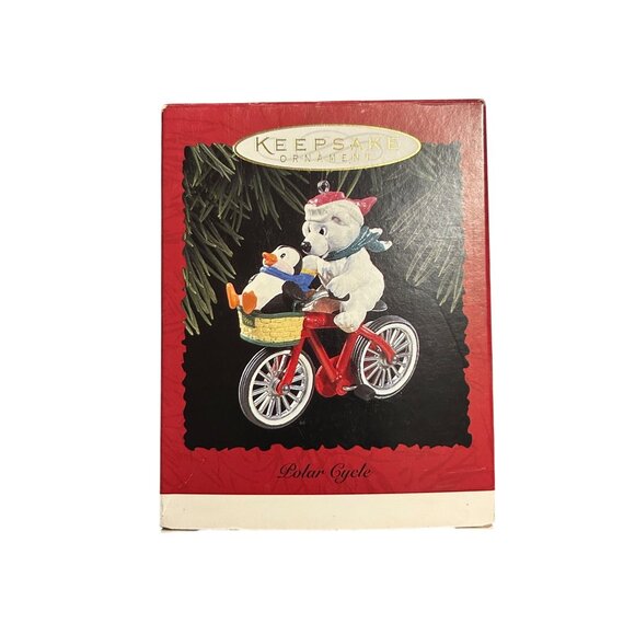 Hallmark Keepsake Ornament 1996 Polar Cycle By Duane Unruh - Picture 1 of 2